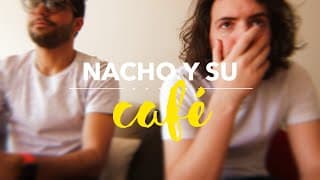 nacho y su café nivelado y tampeado